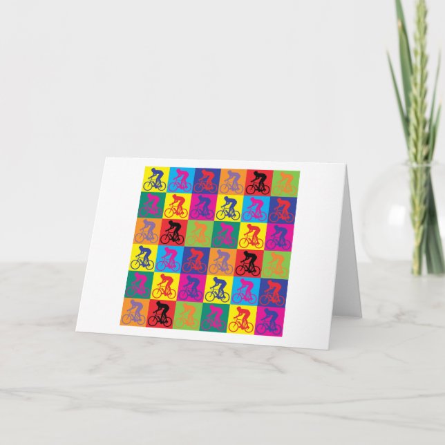 Pop Art Cycling Card (Front)