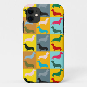 Pop Art Dachshunds iPhone 11 Case
