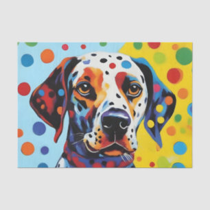 Pop Art Dalmatian Dog Tissue Paper