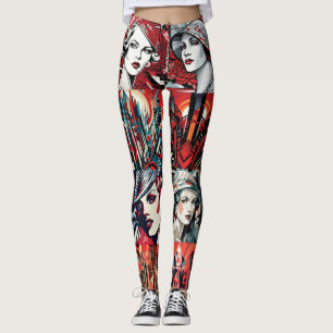 Pop Art Deco Leggings – Cool