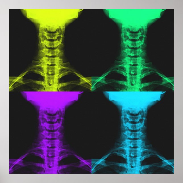 Pop Art Digital X-Ray Poster (Front)