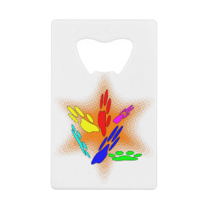 Pop Art Dog Paw Prints