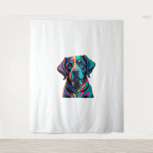 Pop Art dog to add fun and color to your style  Tapestry
