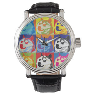 Pop Art Dogecoin Watch