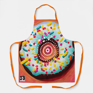 Pop Art Doughnut Apron
