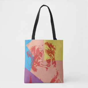 Pop Art Effect Australian Shepherd / Dog Lover  Tote Bag