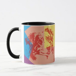 Pop Art Effect Australian Shepherd / Dog  Mug