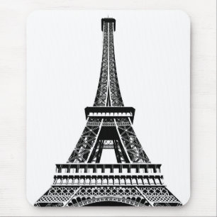 Pop Art Eiffel Tower Paris France Template Mouse Mat