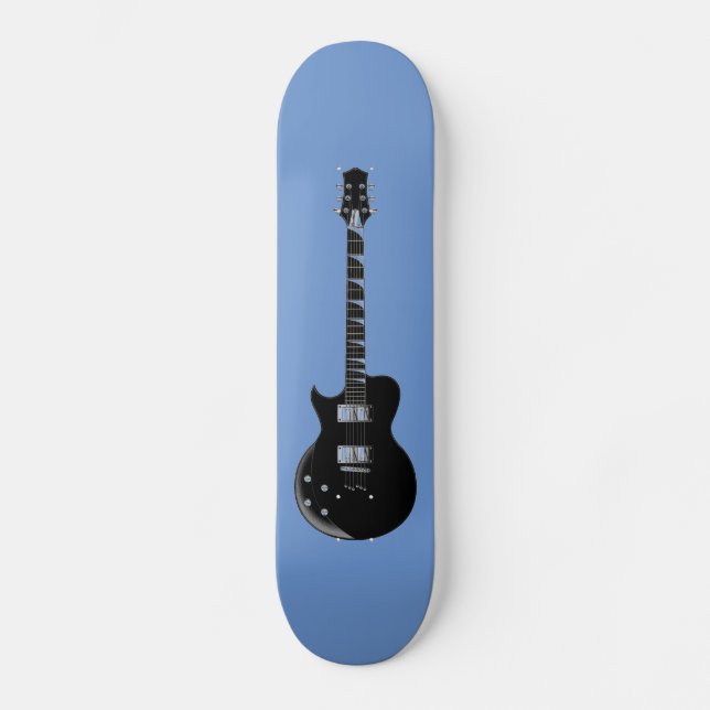Pop Art Electric Guitar Skateboard (Front)