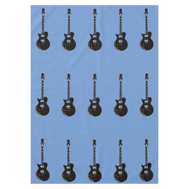 Pop Art Electric Guitar Tablecloth (Front)