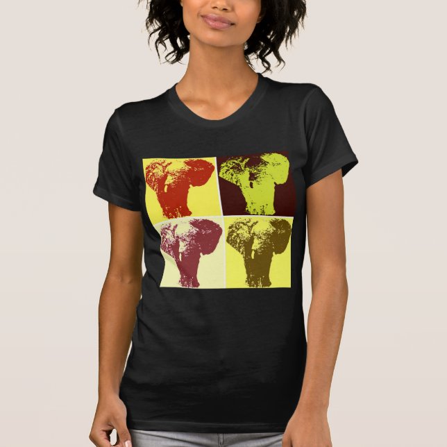 Pop Art Elephant T-Shirt (Front)