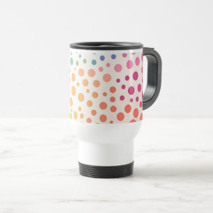 Pop Art Energy Dots Colourful Gradient Travel Mug