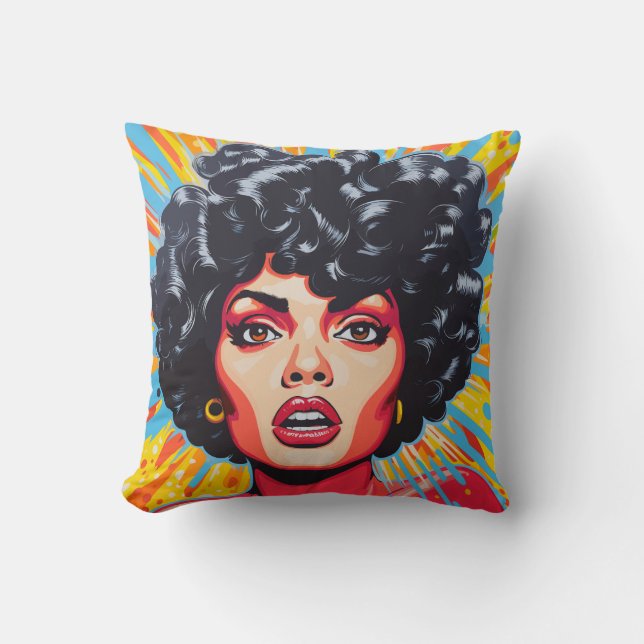 Pop Art Explosion Cushion (Front)