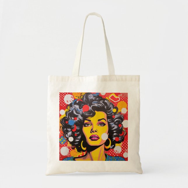 Pop Art Explosion Tote Bag (Front)