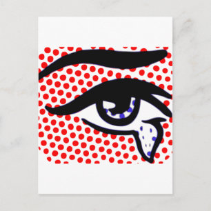 Pop Art Eye Postcard