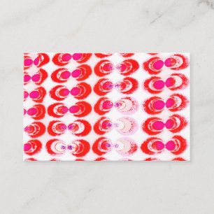 Pop art fabric business card