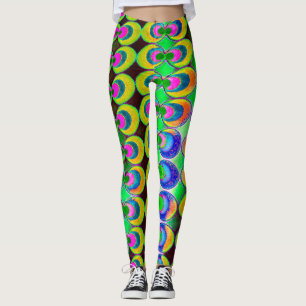 Pop art fabric leggings