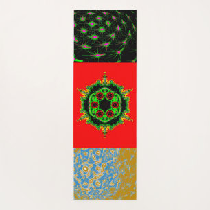 Pop Art Faces – Neon Yoga Mat