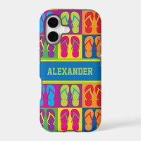 Pop Art Flip Flops
