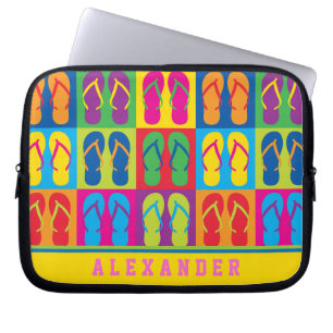 Pop Art Flip Flops Laptop Sleeve