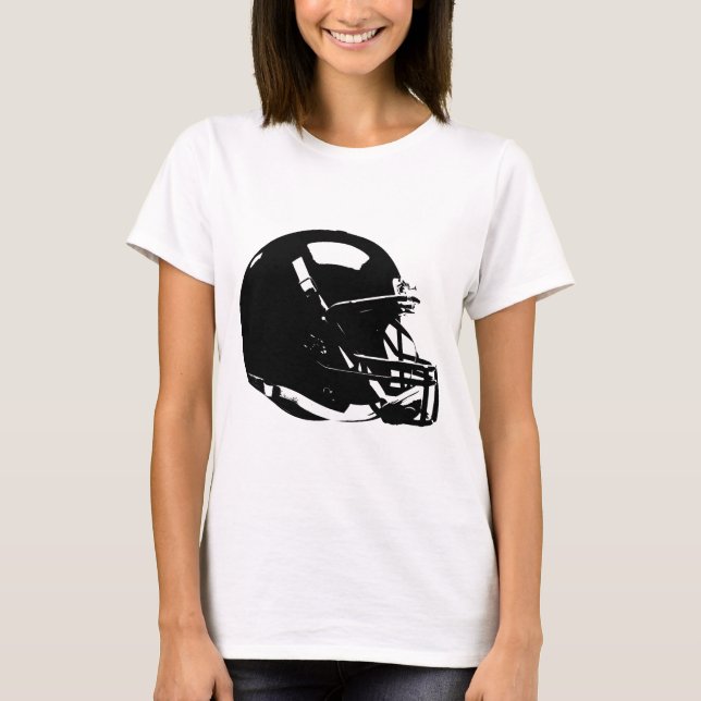 Pop Art Football Helmet T-Shirt (Front)