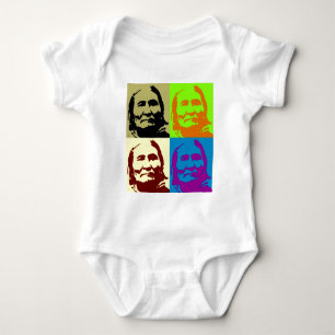 Pop Art Freedom Fighter Geronimo Baby Bodysuit