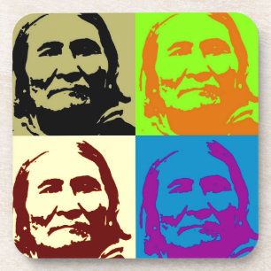 Pop Art Freedom Fighter Geronimo Coaster