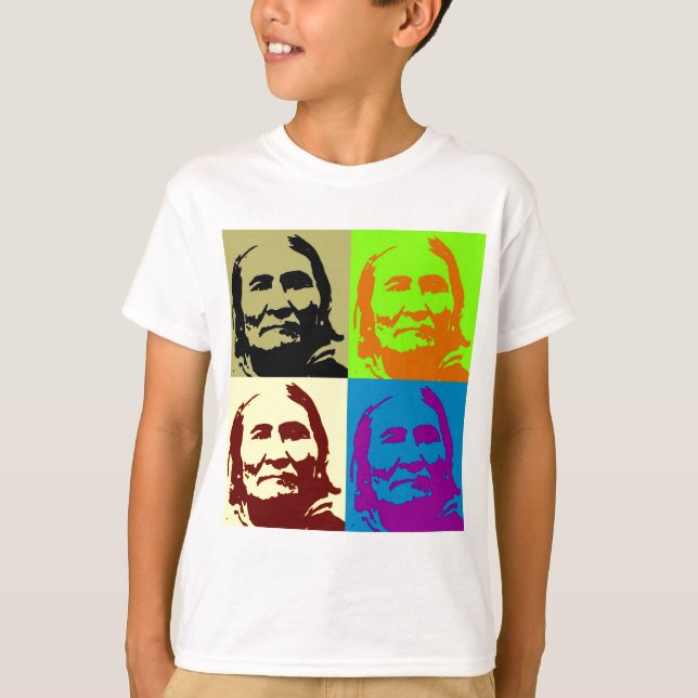Pop Art Freedom Fighter Geronimo T-Shirt (Front)