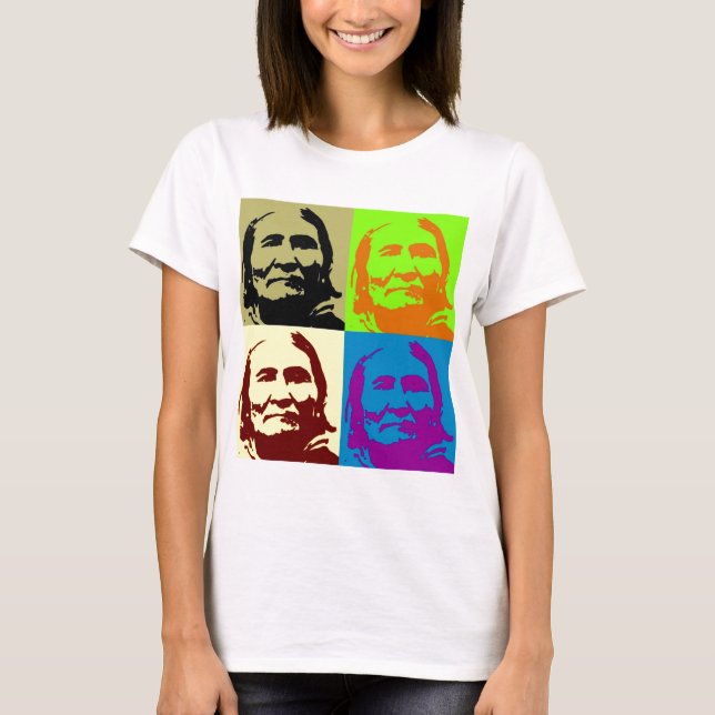 Pop Art Freedom Fighter Geronimo T-Shirt (Front)