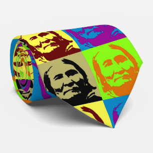 Pop Art Freedom Fighter Geronimo Tie