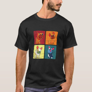 Pop Art French Bulldog T-Shirt