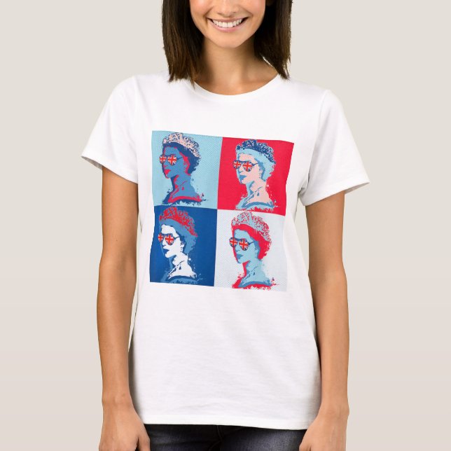 Pop art fun HM Queen T-Shirt (Front)