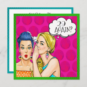 Pop Art Fun Invitation