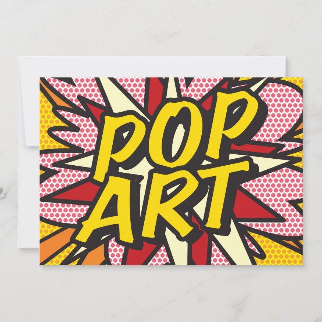 POP ART Fun Retro Comic Book Pop Art (Front)