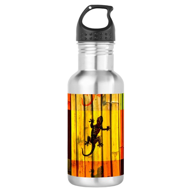Pop Art Geckos 710 Ml Water Bottle (Front)