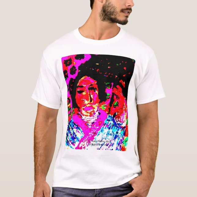 Pop Art Geisha by Katie Pfeiffer T-Shirt (Front)