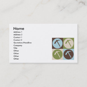 Pop Art Geology Business Card