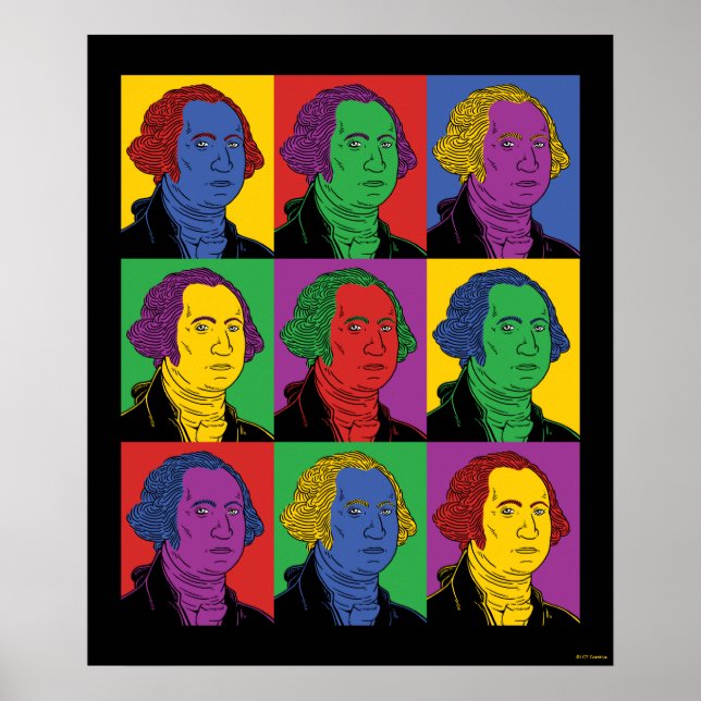 Pop Art George Washington Poster (Front)