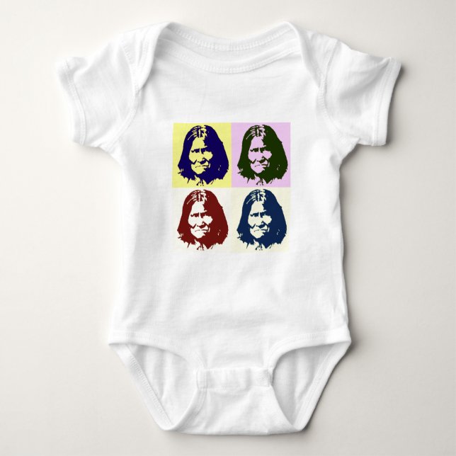 Pop Art Geronimo Baby Bodysuit (Front)
