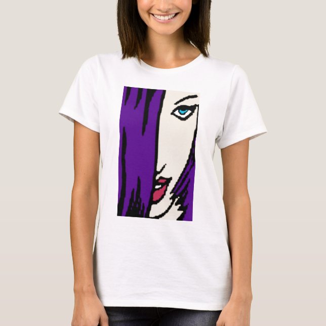 pop art girl T-Shirt (Front)
