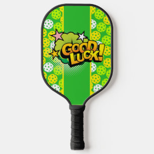 Pop Art Good Luck Pickleball Paddle