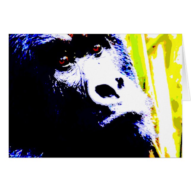Pop Art Gorilla (Front Horizontal)