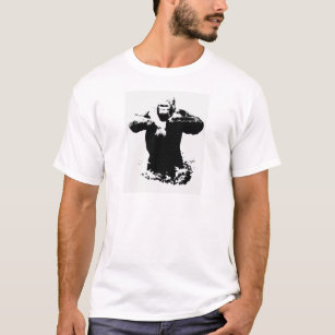 Pop Art Gorilla Beating Chest T-Shirt