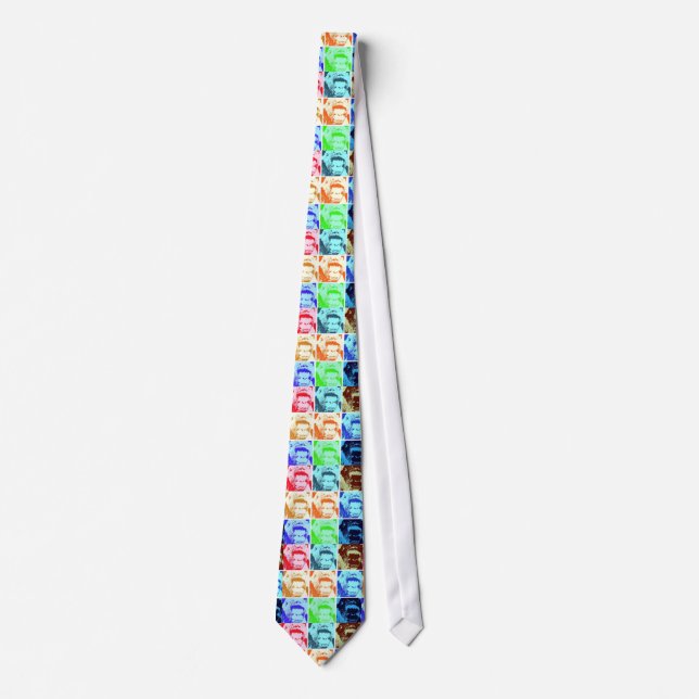 Pop Art Gorilla Modern Chic Nec Tie (Front)