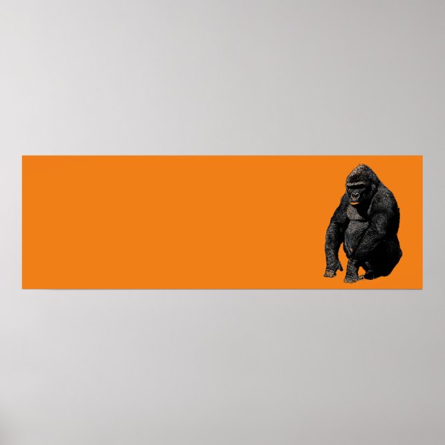 Pop Art Gorilla Poster (Front)