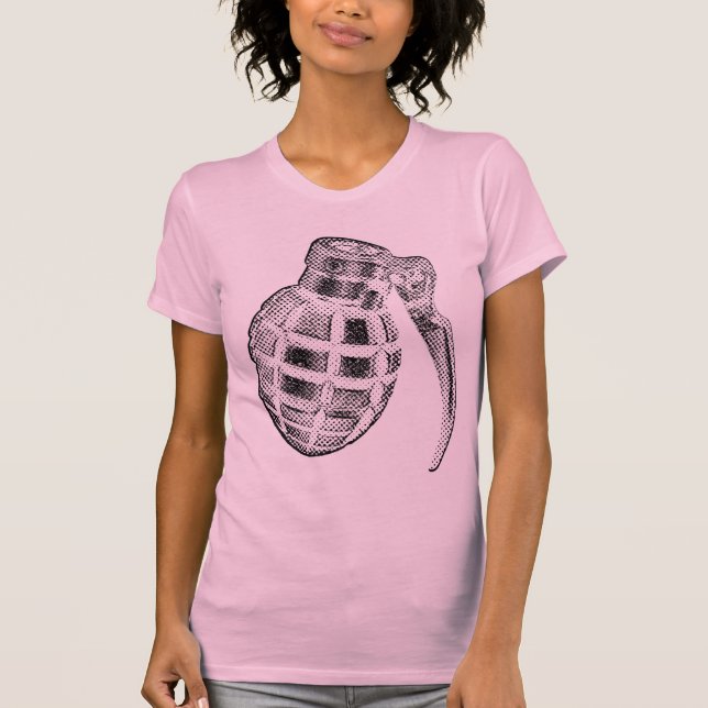 Pop art grenade T-Shirt (Front)