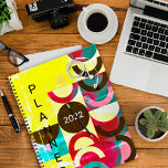 Pop Art, Grunge and Bold Colours Planner<br><div class="desc">Schedule your meetings in this versatile and customisable planner featuring a bold,  stylish seventies-like Pop Art design.</div>