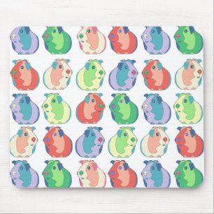 Pop Art Guinea Pig Pattern Mouse Mat