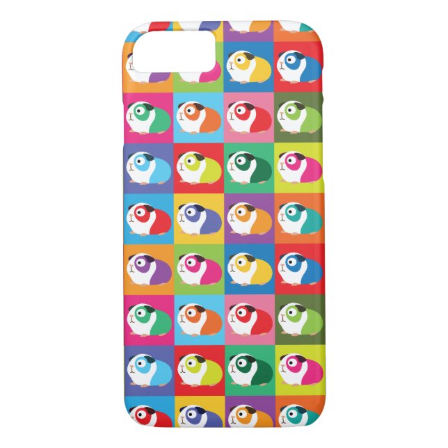 Pop Art Guinea Pigs Case-Mate iPhone Case (Back)