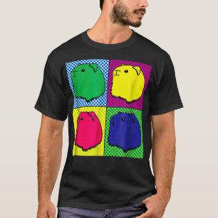 Pop Art Guinea Pigs s Cute Colourful Graphic Comic T-Shirt